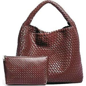 2026 Woven Tote Bag For Women, Extra Large Capacity Soft Leather Handbags With